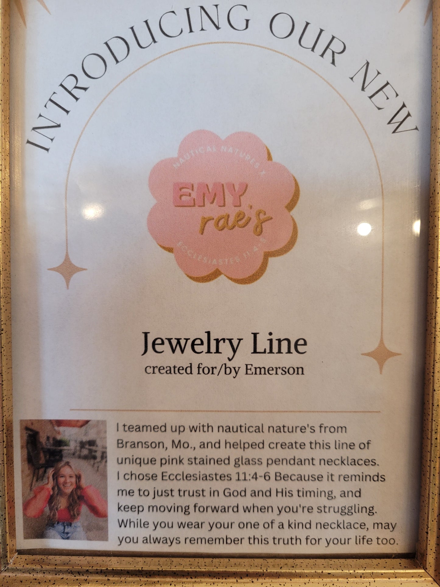 Emy x Nautical Natures Glass Pendant Necklaces.