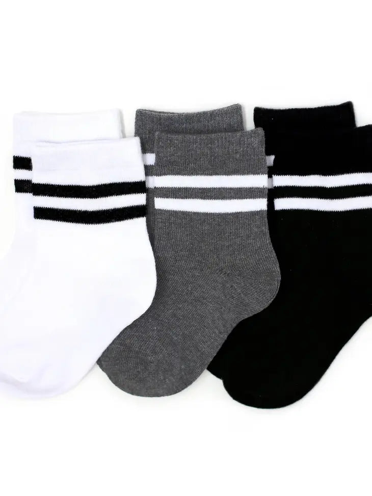 Striped Midi 3 pack socks