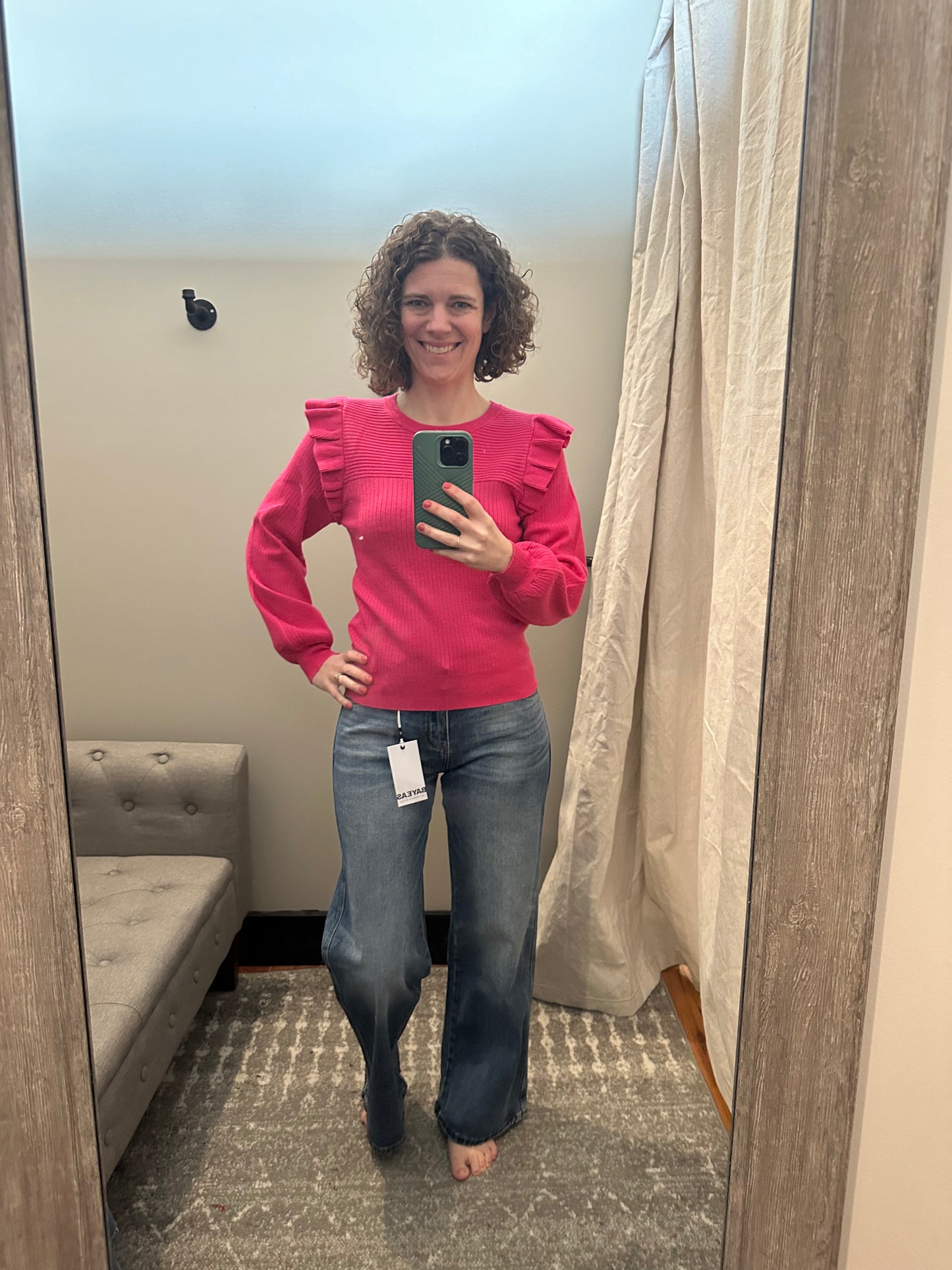 Kristy Mid-Rise Relaxed Wide Leg Jeans