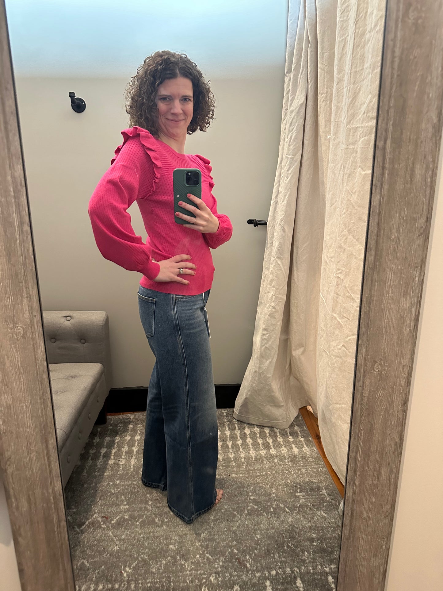 Kristy Mid-Rise Relaxed Wide Leg Jeans