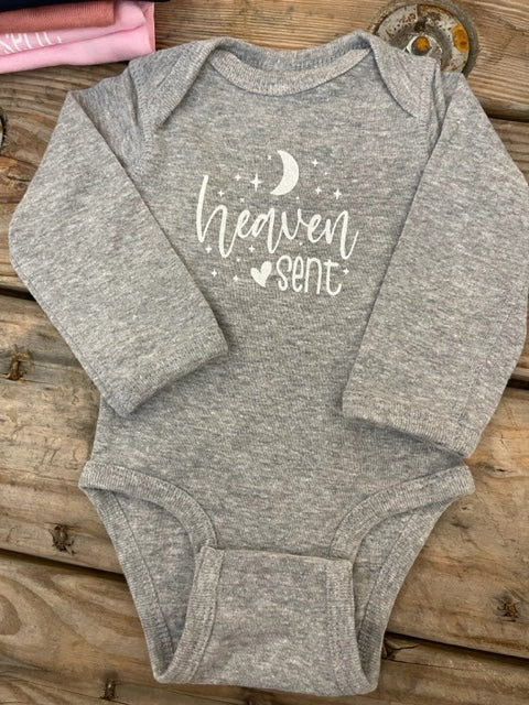 Heaven Sent Newborn Onesie