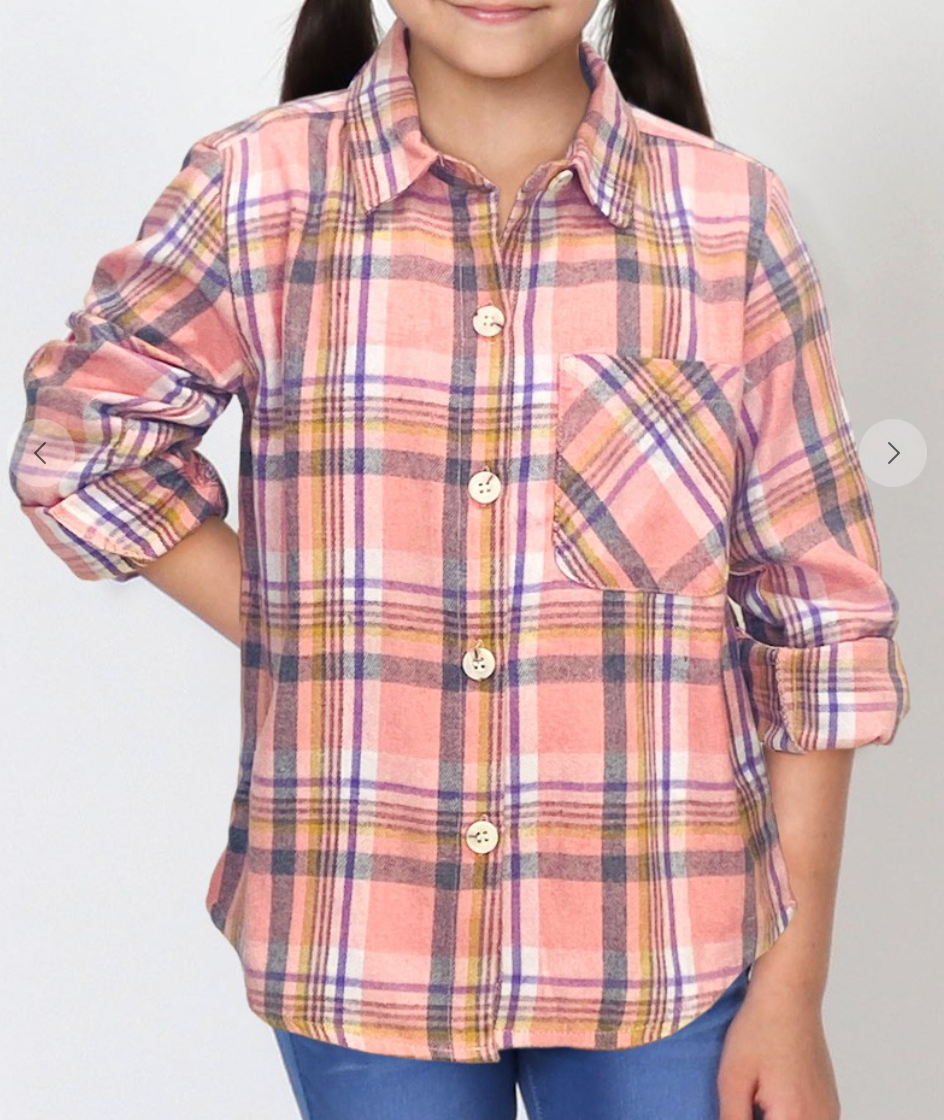 Plaid Flannel Button Down