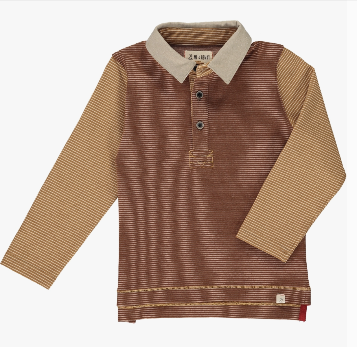 Striped Rugby Long Sleeved Shirt