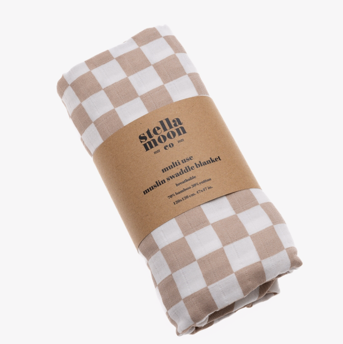 Stella Moon Bamboo Swaddle