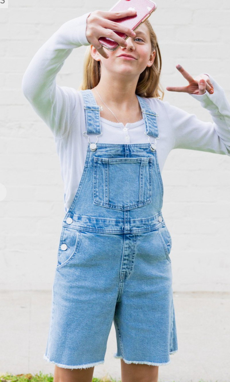 KIDS OVERALL SHORTS