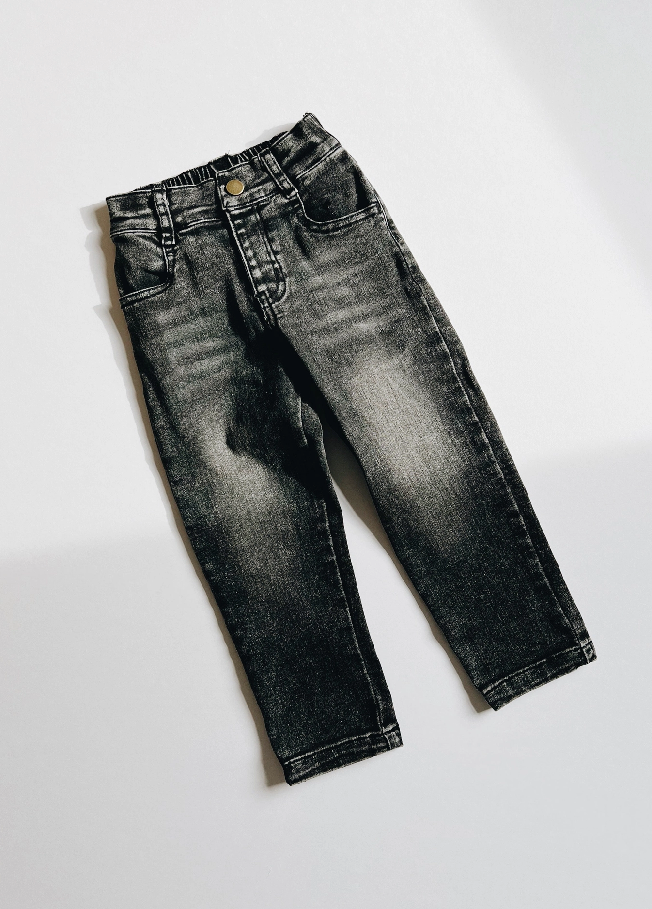 Stretch Denim - Faded Black