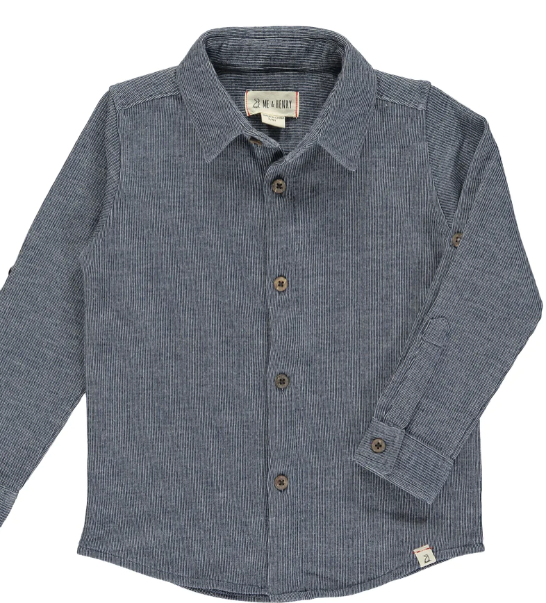 Blue Stripe Jersey Shirt