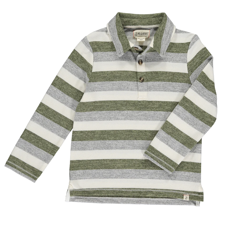 HARRY Striped Knitted Polo