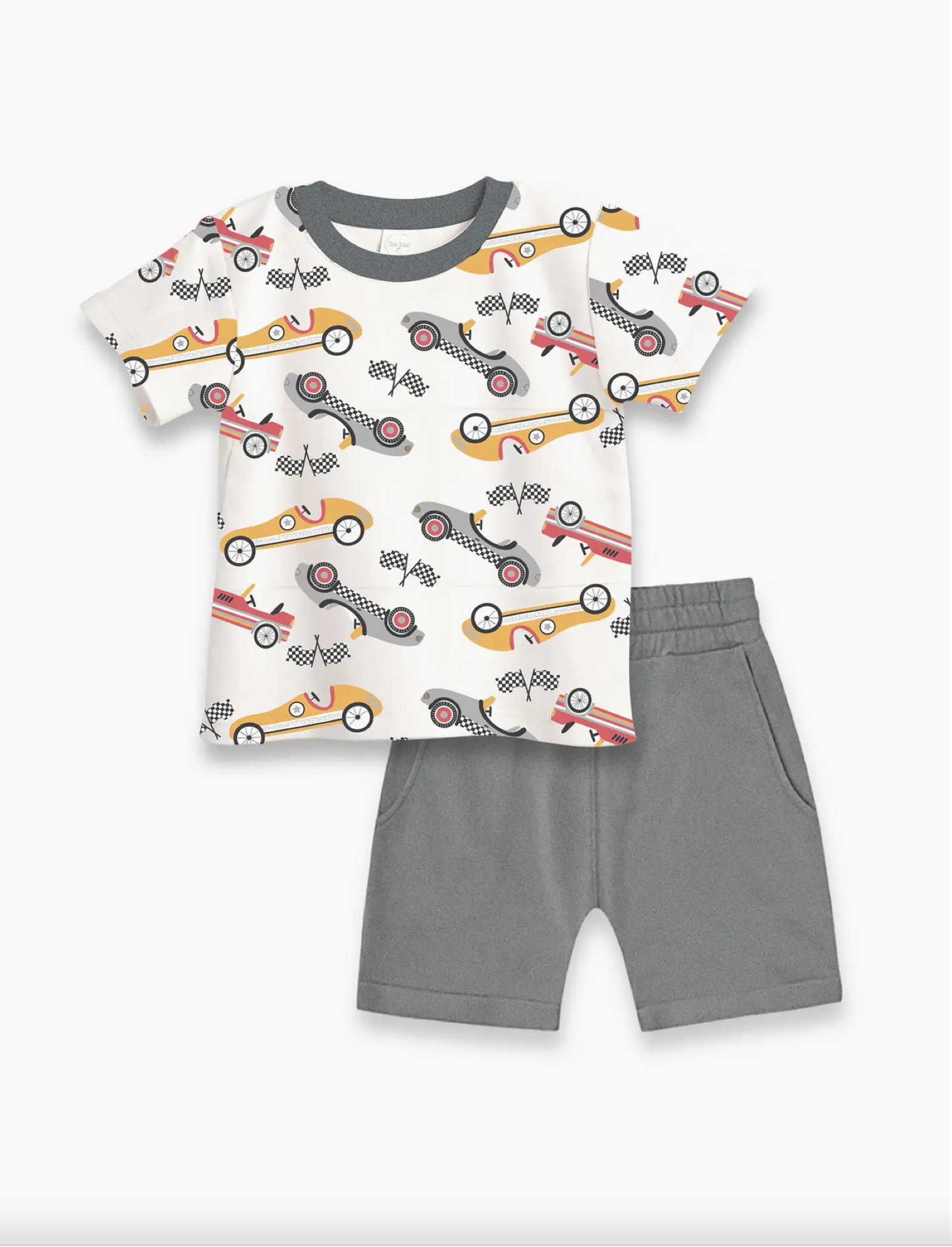 Baby Boy Speed Racer Bamboo Set