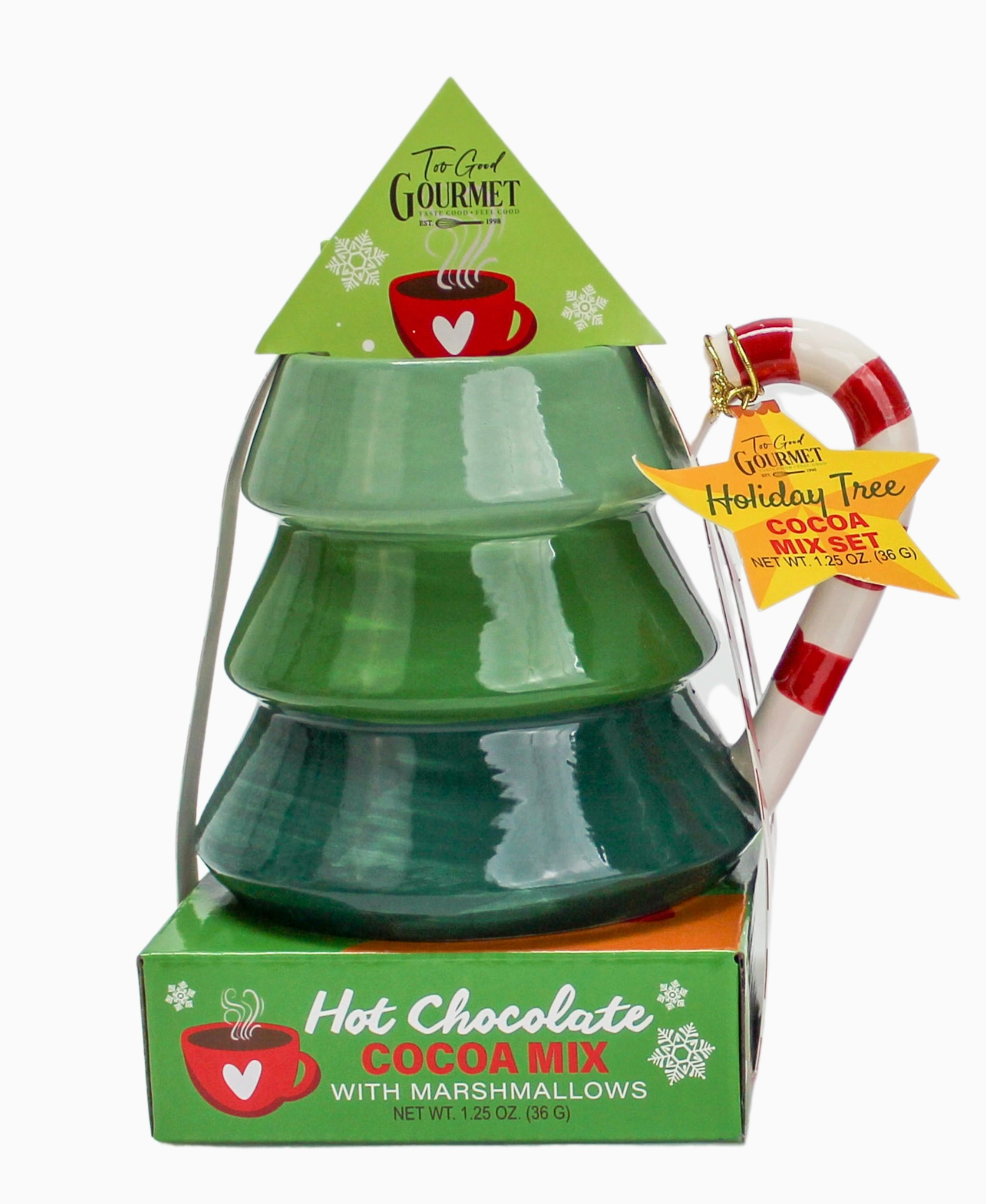 Christmas Tree Mug w/ Cocoa