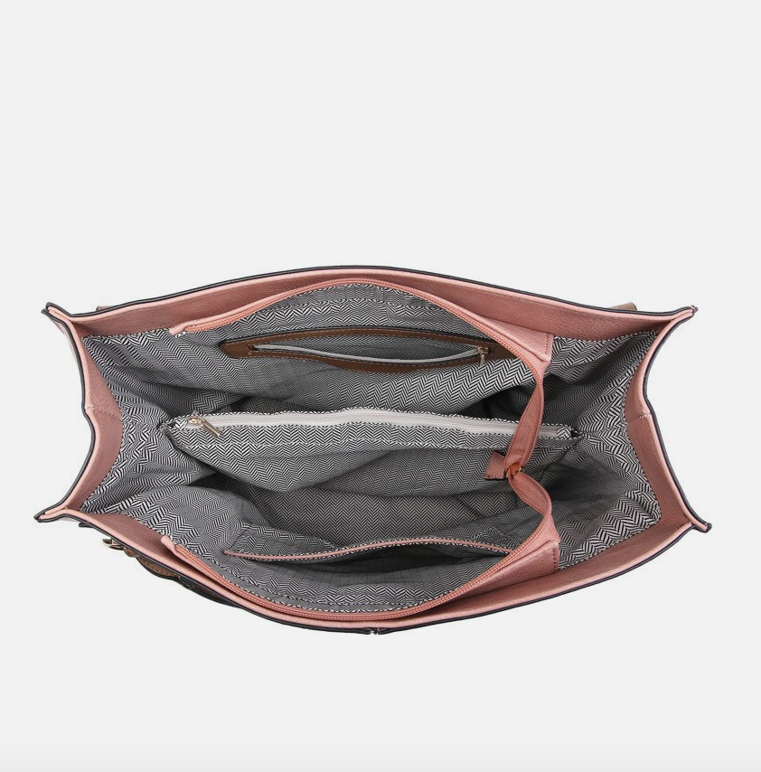 Connar Distressed Side Pocket Tote