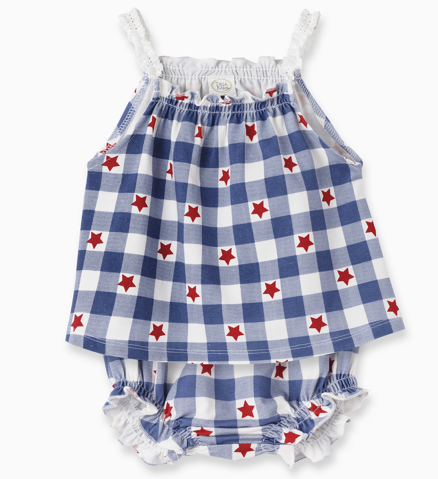 Americana Baby Bamboo Swing Top & Bloomers Set - 4th of July