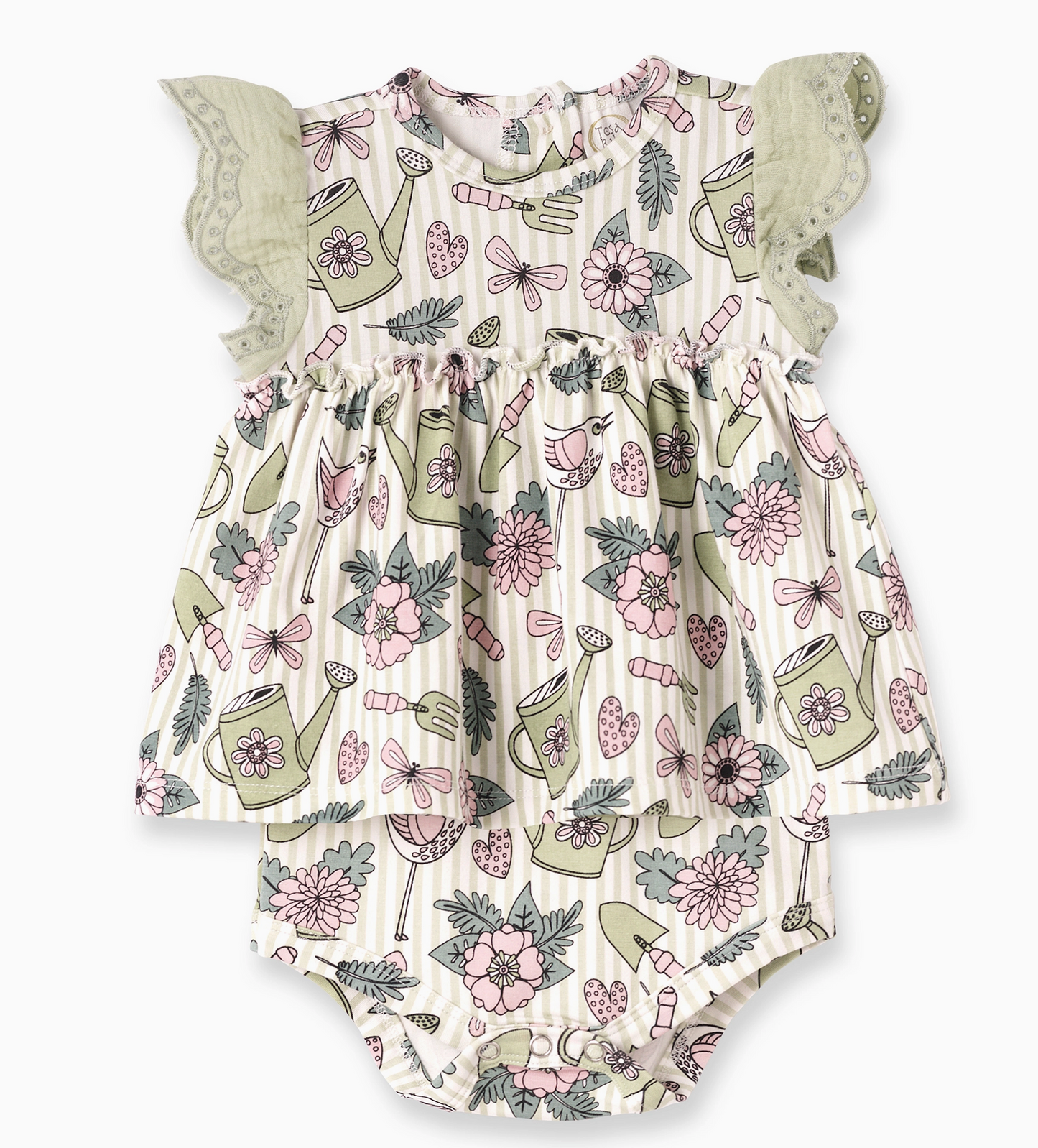 Garden Bloom Skirted Bodysuit