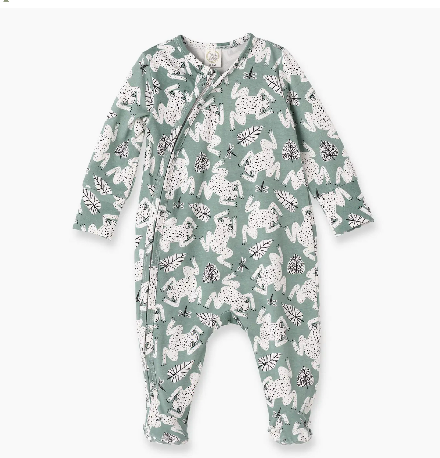 Leapfrog Baby Boy Bamboo Zipper Romper