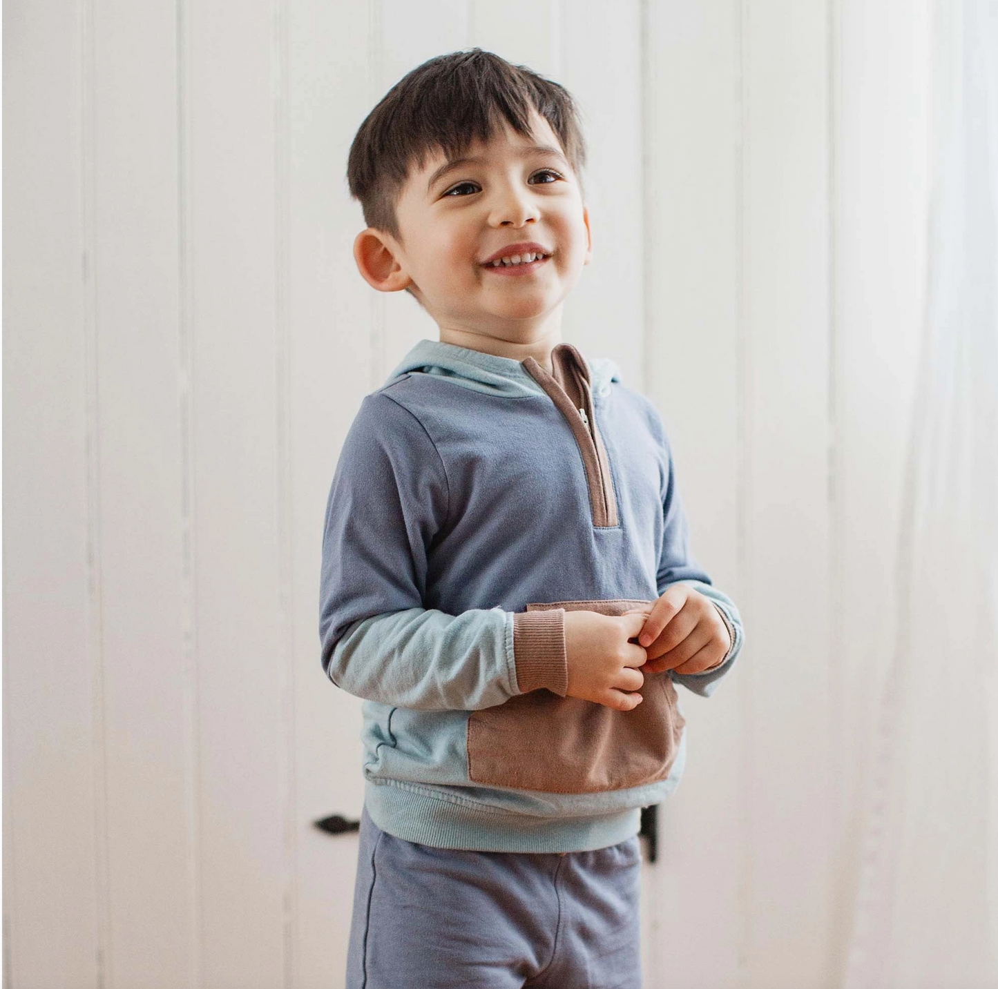 Color Blocked Toddler Sweatshirt Set