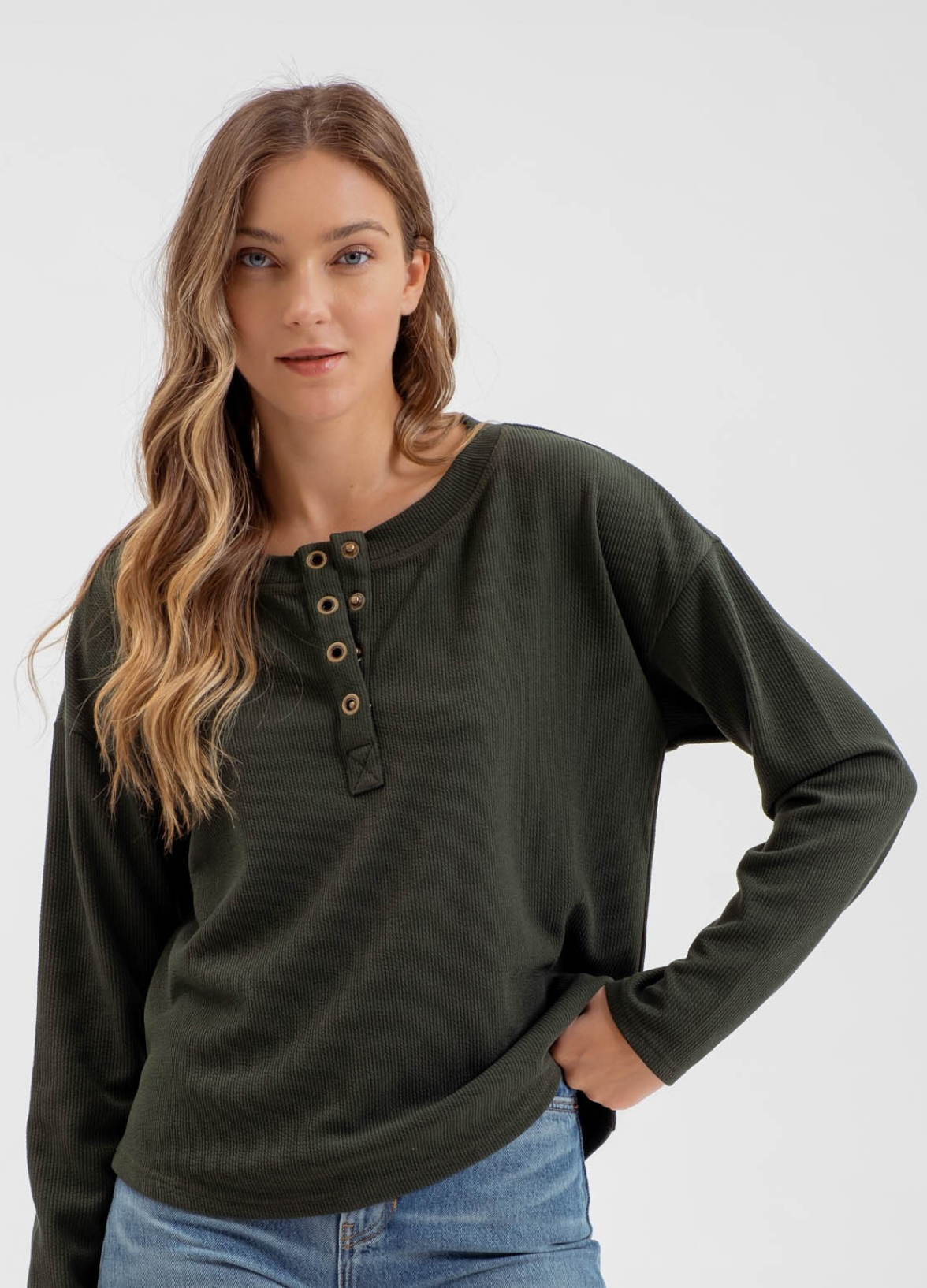 Hunter Henley Knit Top