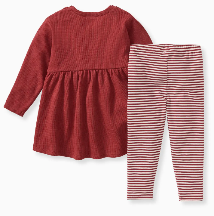 Thermal Organic Girl Tunic & Pants Set