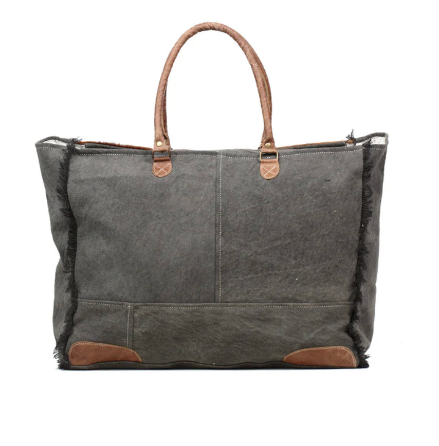 100% Handmade Print Weekender Bag