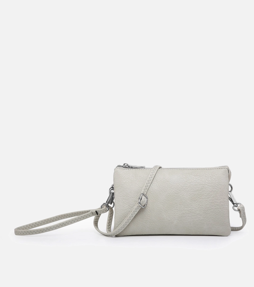 Riley Suede Crossbody/Wristlet