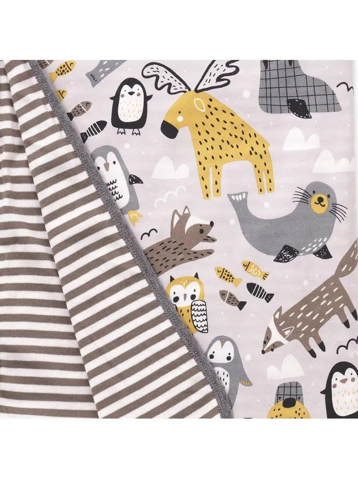 Arctic Animals Zipper Romper