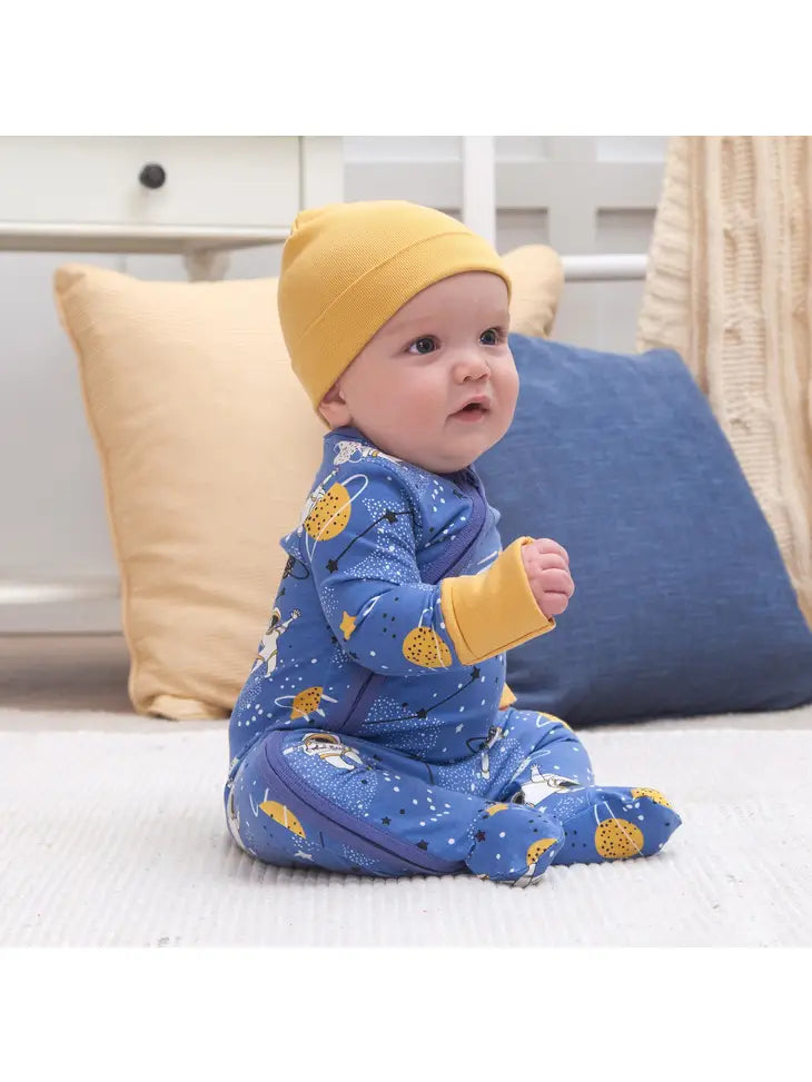 Rocketman Bamboo Zipper Romper