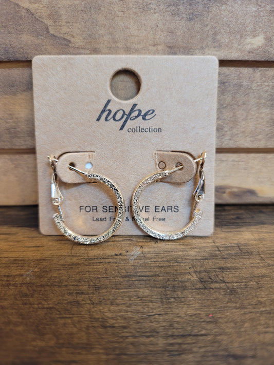 Gold Hoop Earring