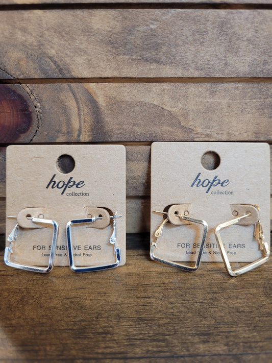 Square Hoop Earring