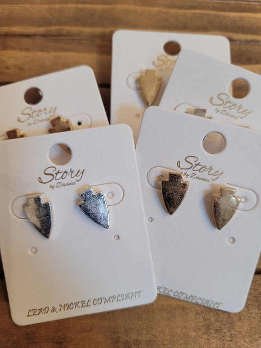 KC Arrowhead Stud Earring