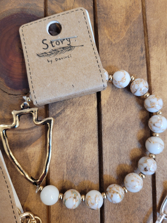 KC Arrowhead Bead Bracelet