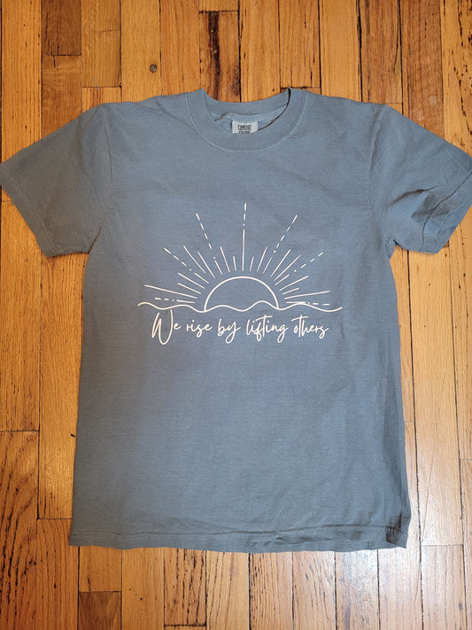 We Rise Tee, Blue