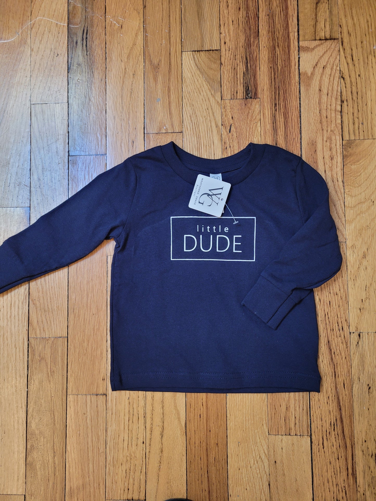 Little Dude Graphic Long Sleeve Tshirt