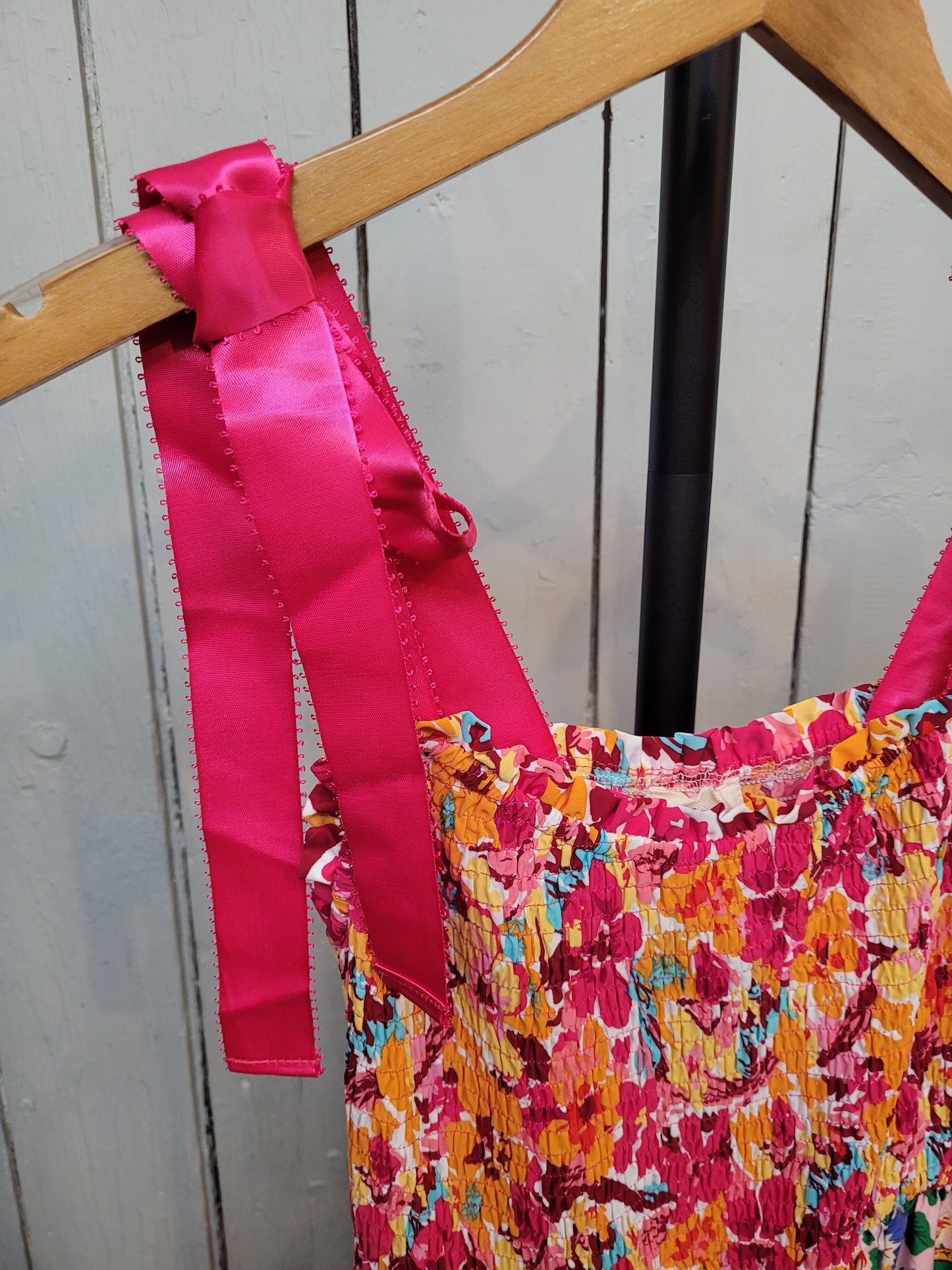 Pink Ribbon Poppy Maxi Dress