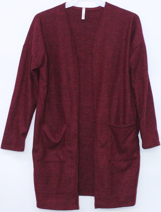 Girls Long Line Cardigan