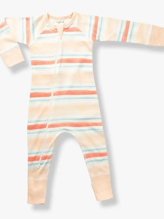 Sunset Zip Baby Romper