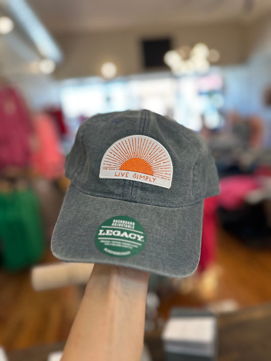 Live Simply patch hat