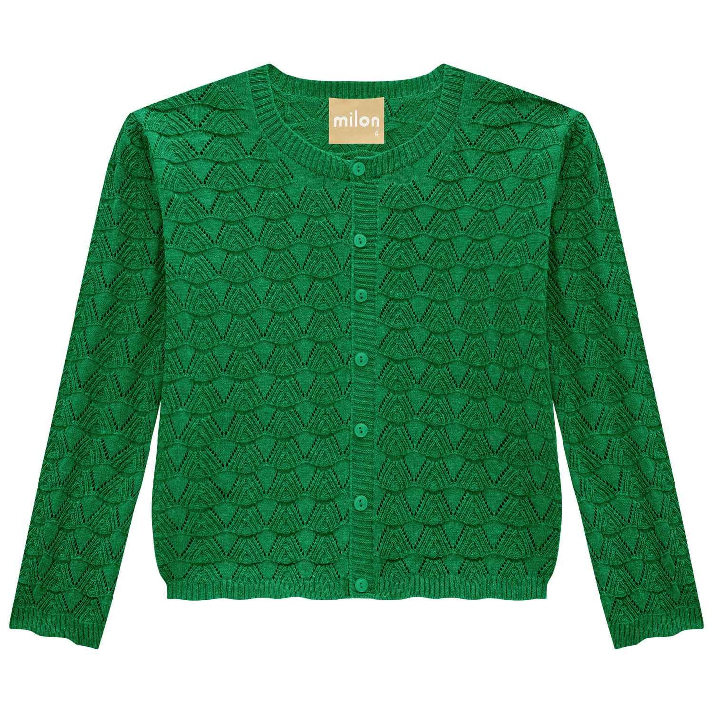 Green Glade Girls' Cardigan