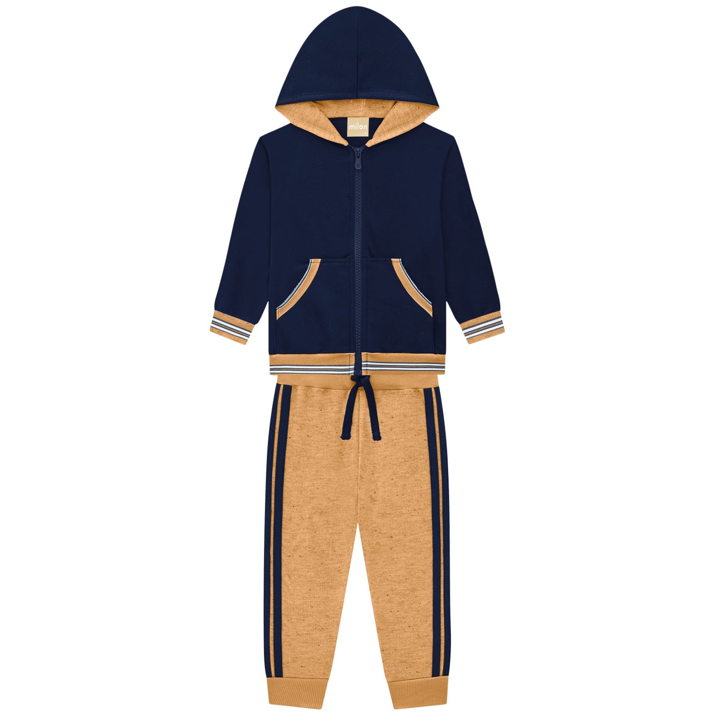 Navy Explorer Hoodie Set