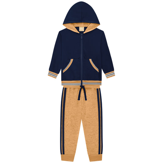 Navy Explorer Hoodie Set