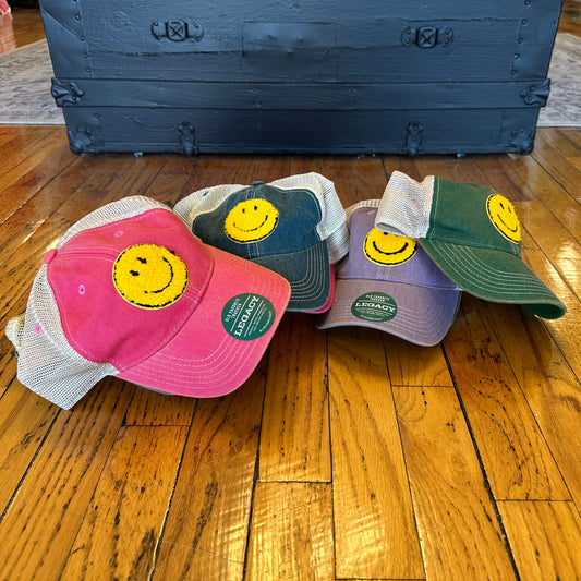 Smiley Face Trucker Hat