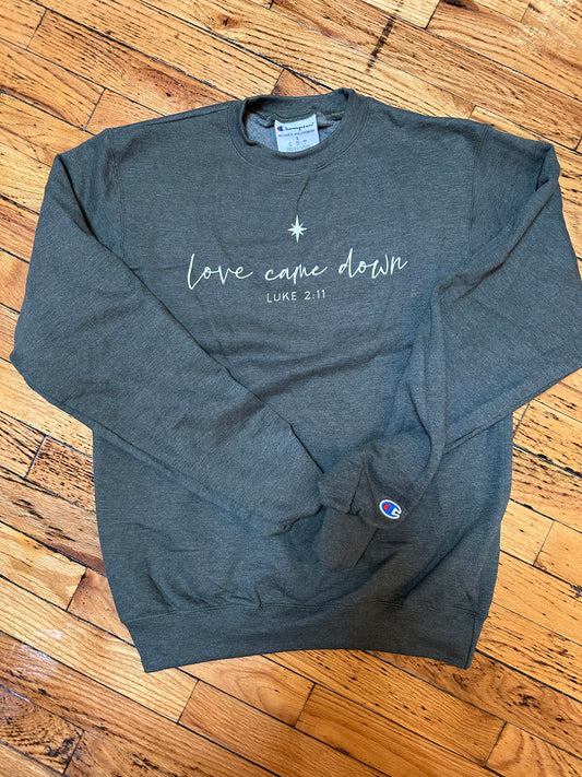 Luke 2:11 Champion Crewneck