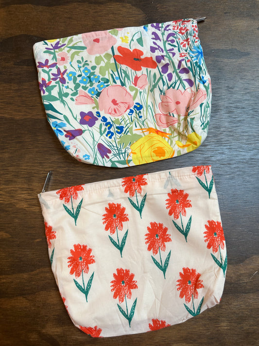 Floral Makeup Bags