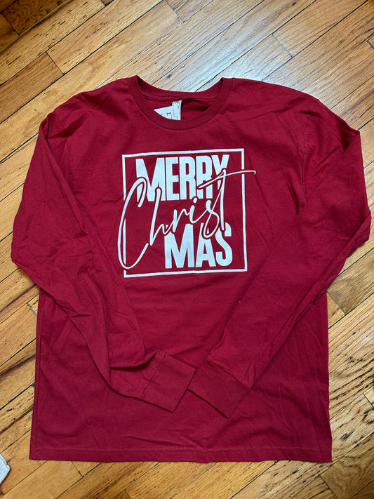 Youth Merry Christmas Long Sleeve