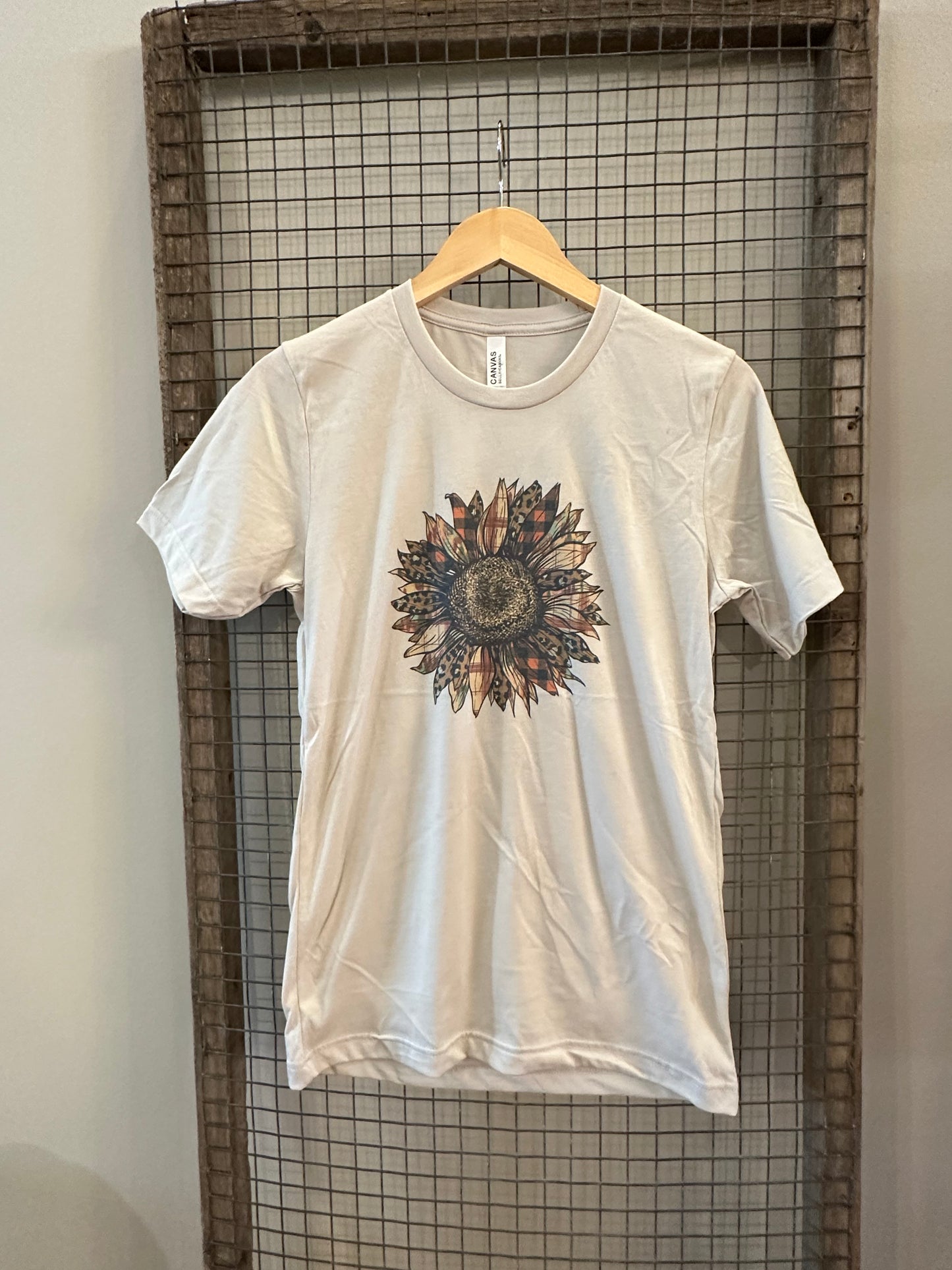 Patterned Sunflower Tee