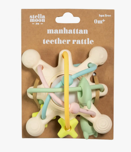 Stella Moon Teether Rattle