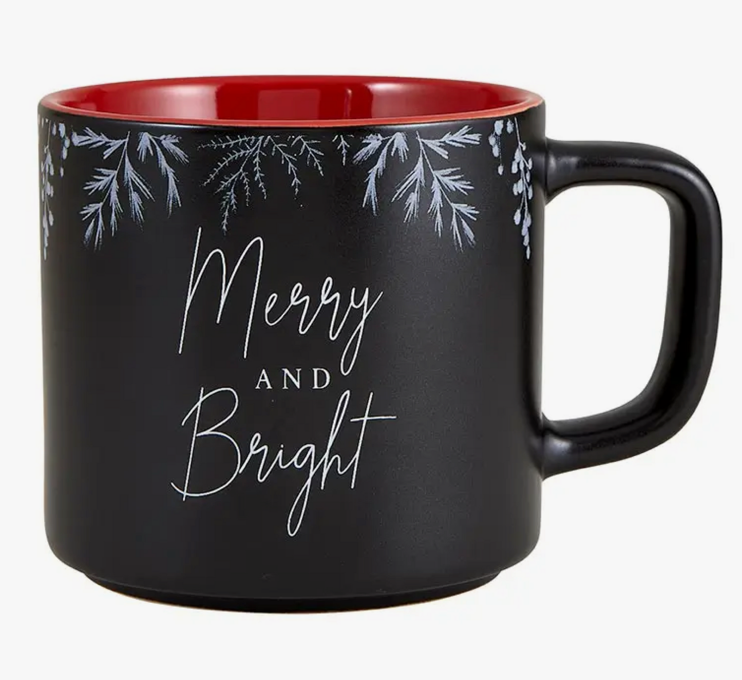 Merry and Bright Mug-Black