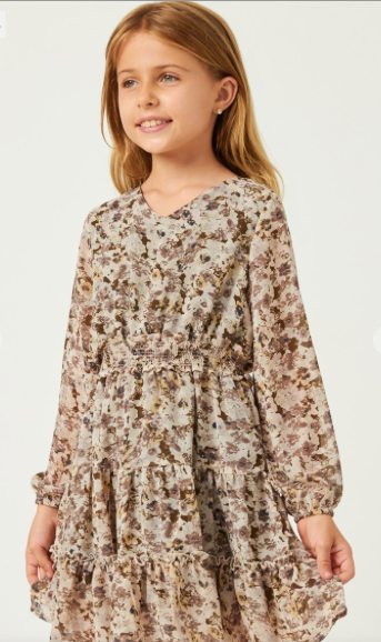 Floral Print Smock Dress