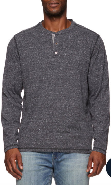 ROLLINS SNOW SLUB LS HENLEY