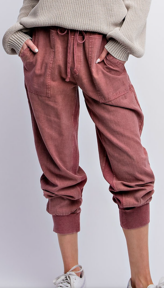 WASHED JOGGER PANTS