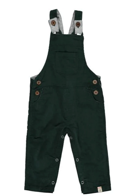 Green Cord Overalls