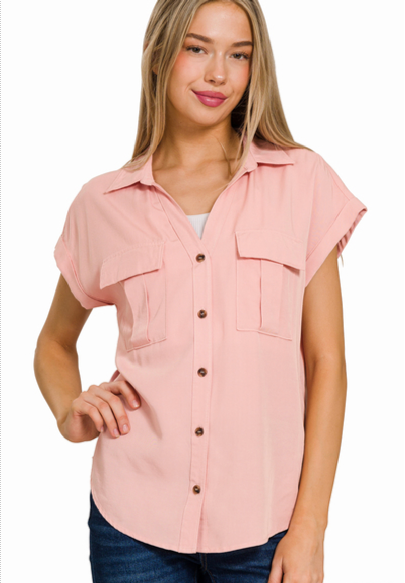 Collared Shirt with pockets